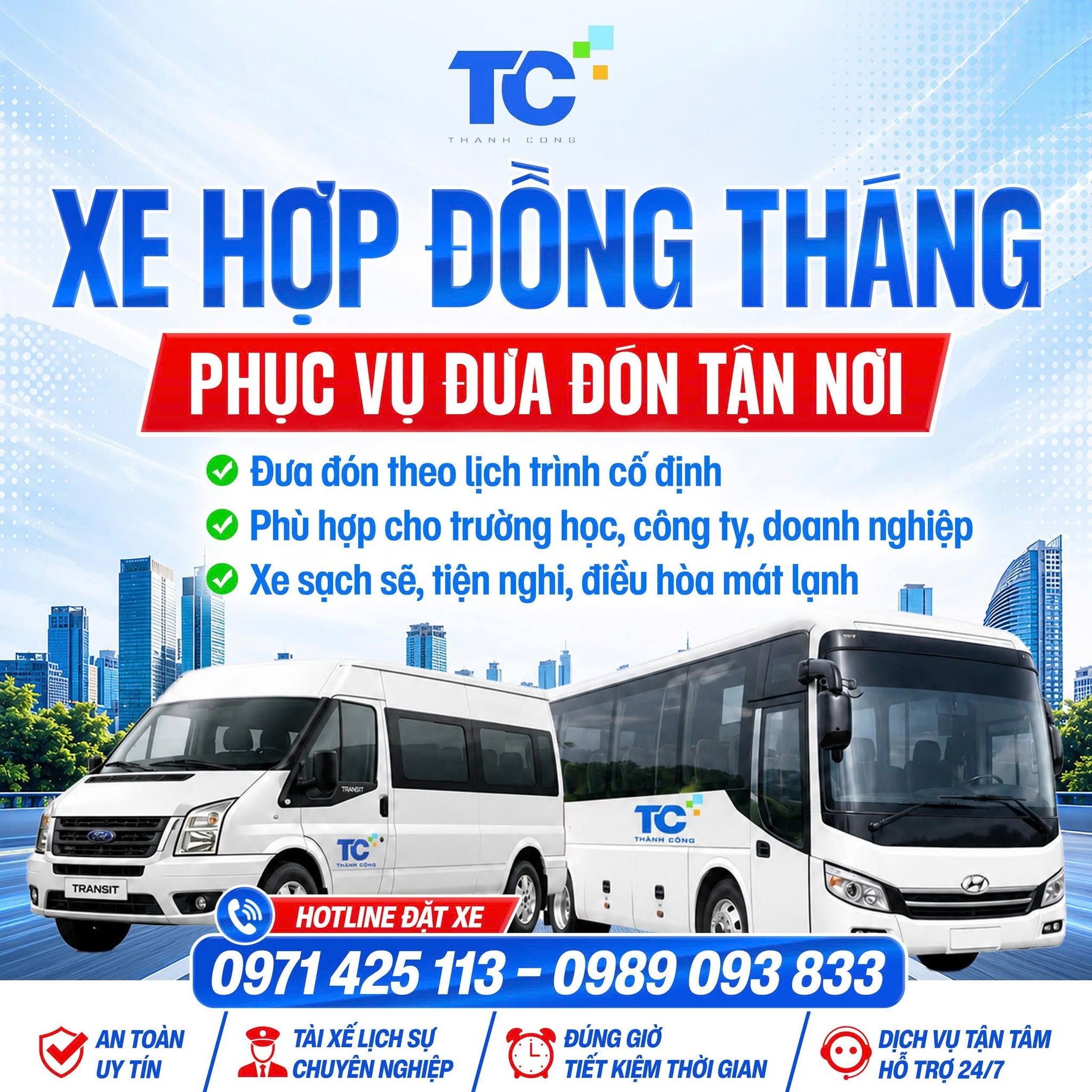 XE HỢP ĐỒNG THÁNG LINH HOẠT, CHI PHÍ HỢP LÝ CÙNG NHÀ XE THÀNH CÔNG